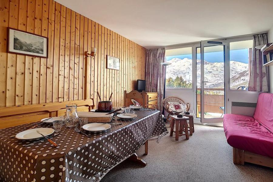 Holiday in mountain resort 2 room apartment 6 people (AL0404) - Résidence des Alpages - Les Menuires - Living room