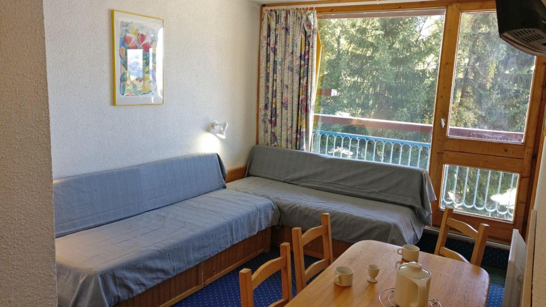 Vakantie in de bergen Studio 4 personen (408) - Résidence des Belles Challes - Les Arcs - Woonkamer