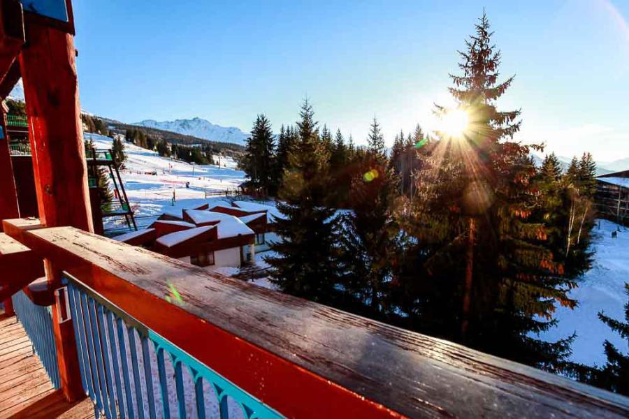 Vakantie in de bergen Studio 4 personen (928) - Résidence des Belles Challes - Les Arcs - Terras