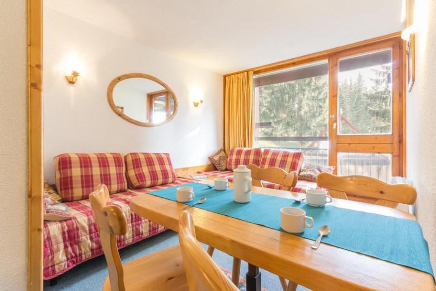 Vakantie in de bergen Studio bergnis 4 personen (222) - Résidence des Belles Challes - Les Arcs - Woonkamer