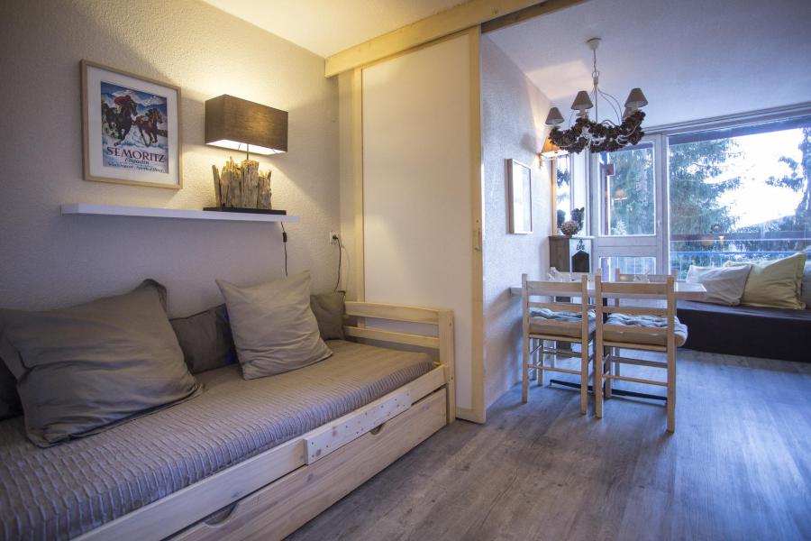 Vakantie in de bergen Studio bergnis 4 personen (628) - Résidence des Belles Challes - Les Arcs - Woonkamer