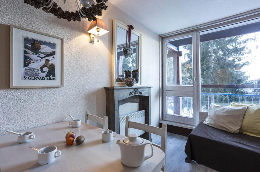 Vakantie in de bergen Studio bergnis 4 personen (628) - Résidence des Belles Challes - Les Arcs - Woonkamer