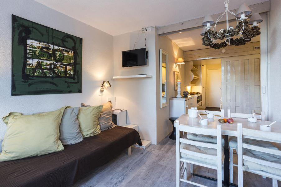 Vakantie in de bergen Studio bergnis 4 personen (628) - Résidence des Belles Challes - Les Arcs - Woonkamer