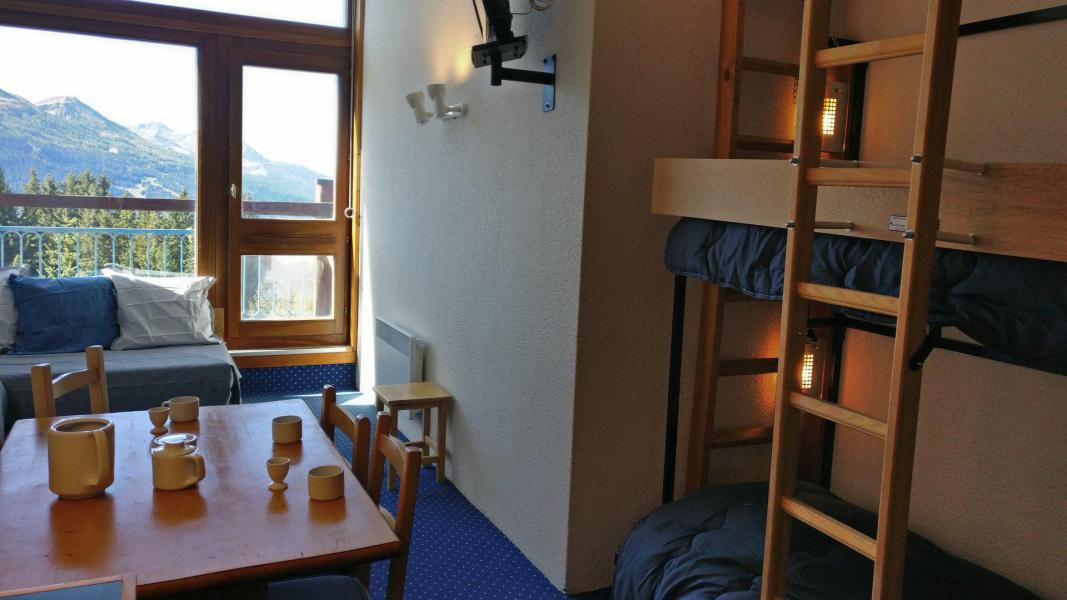 Urlaub in den Bergen Studio Schlafnische 4 Personen (1118) - Résidence des Belles Challes - Les Arcs - Wohnzimmer