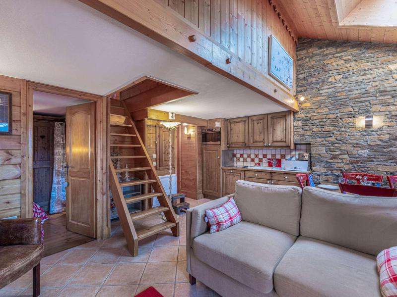 Vakantie in de bergen Appartement duplex 4 kamers 6 personen (C319) - Résidence des Fermes de Méribel Village C - Méribel - Woonkamer