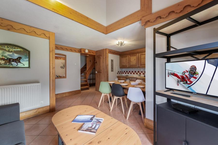 Vakantie in de bergen Appartement duplex 4 kamers 6 personen (9) - Résidence des Fermes de Méribel Village Daguet - Méribel - Woonkamer