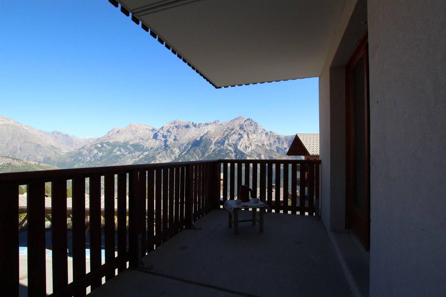 Vacances en montagne Appartement 2 pièces cabine 6 personnes (C1) - Résidence des Gentianes - Puy-Saint-Vincent - Terrasse