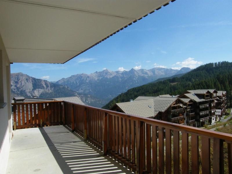 Vacances en montagne Appartement 2 pièces cabine 6 personnes (C22) - Résidence des Gentianes - Puy-Saint-Vincent - Terrasse