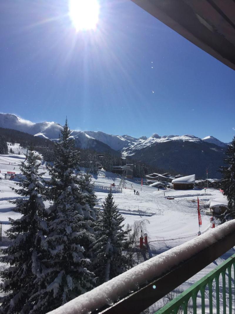 Vakantie in de bergen Résidence des Lauzières - Les Arcs - Terras