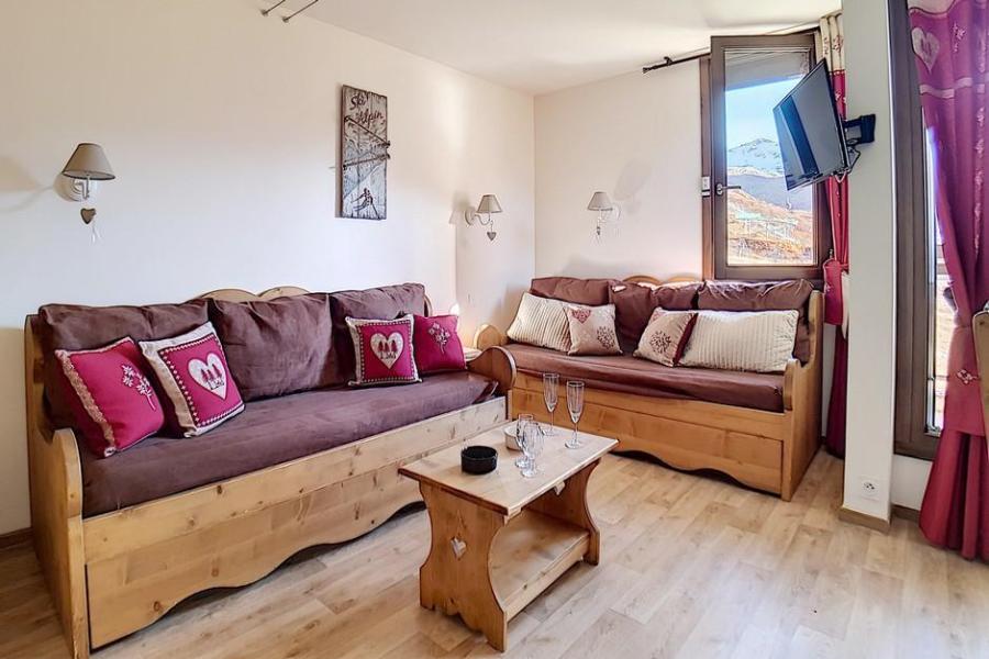 Urlaub in den Bergen 2-Zimmer-Appartment für 5 Personen (330) - Résidence des Origanes - Les Menuires - Wohnzimmer
