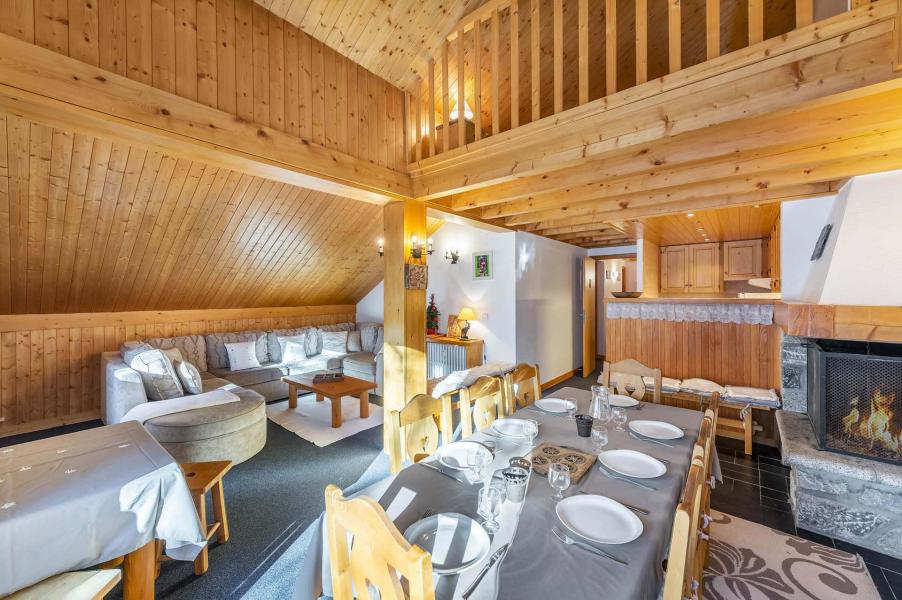 Holiday in mountain resort 4 room duplex apartment 8 people (12) - Résidence Diablerets - Méribel - Living room