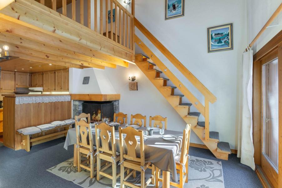 Vakantie in de bergen Appartement duplex 4 kamers 8 personen (12) - Résidence Diablerets - Méribel - Woonkamer