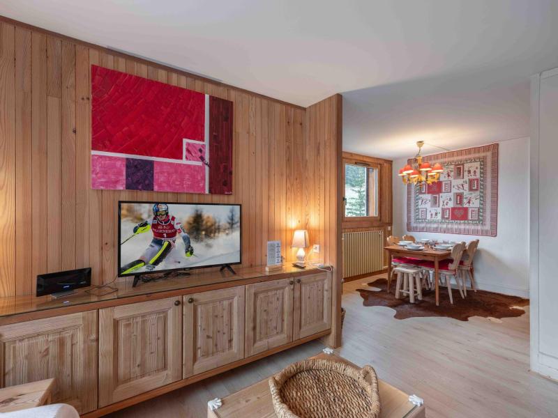 Holiday in mountain resort 2 room apartment 5 people (B112) - Résidence Domaine de  l'Ariondaz - Courchevel - Living room