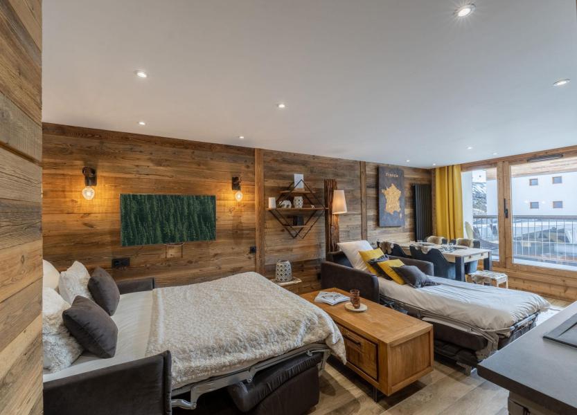 Holiday in mountain resort 2 room apartment 5 people (B213) - Résidence Domaine de  l'Ariondaz - Courchevel - Living room