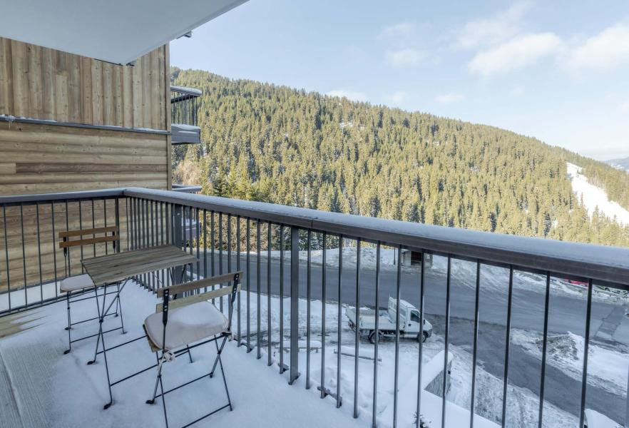 Holiday in mountain resort 3 room apartment 6 people (H134) - Résidence Domaine de  l'Ariondaz - Courchevel - Terrace