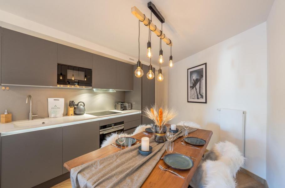 Vakantie in de bergen Appartement 3 kamers 6 personen (H116) - Résidence Domaine de  l'Ariondaz - Courchevel - Keukenblok