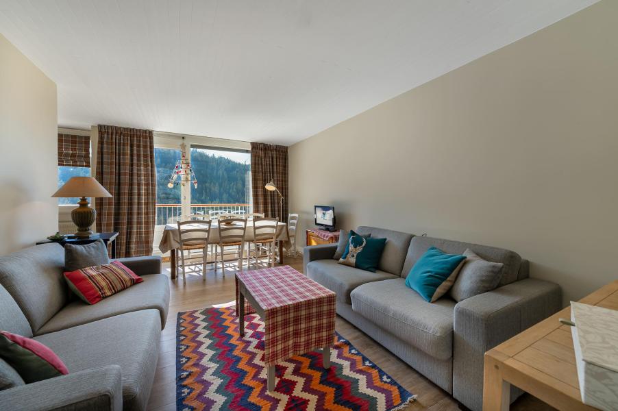 Vakantie in de bergen Appartement 3 kamers 7 personen (F143) - Résidence Domaine de  l'Ariondaz - Courchevel - Woonkamer
