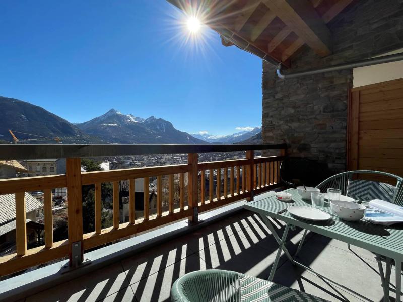 Holiday in mountain resort 2 room apartment 4 people (Milane) - Résidence Domaine des Grands Chalets - Serre Chevalier - Terrace