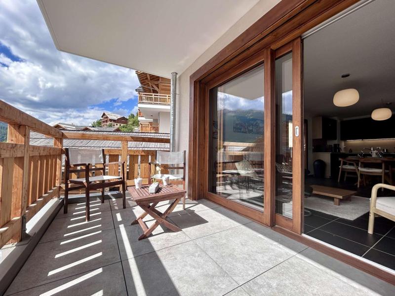 Vacaciones en montaña Apartamento 3 piezas para 4 personas (Viggo) - Résidence Domaine des Grands Chalets - Serre Chevalier - Terraza