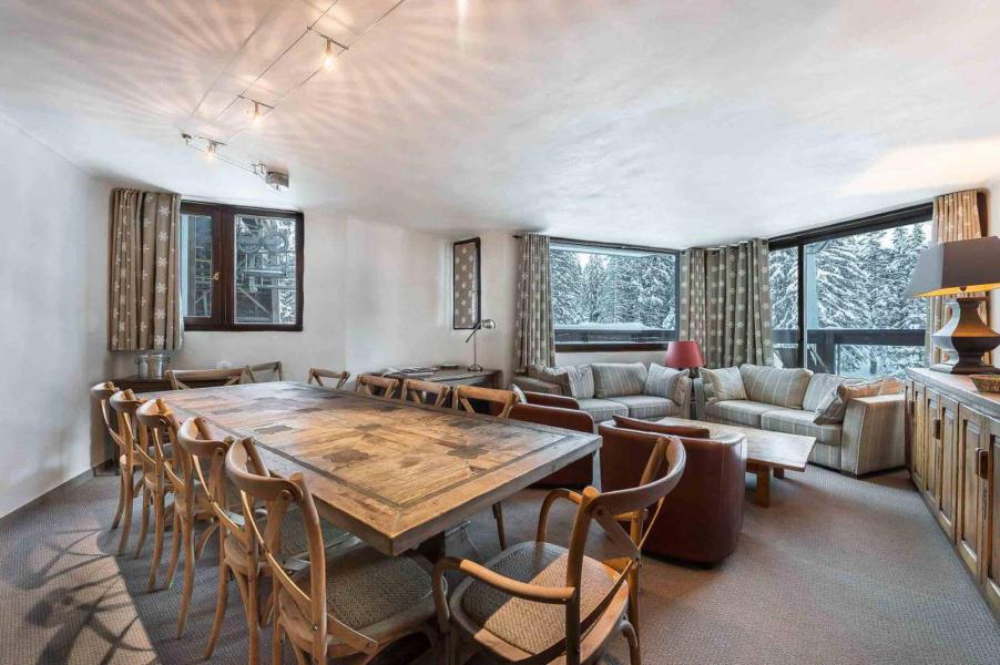 Urlaub in den Bergen 5-Zimmer-Appartment für 8 Personen (110B) - Résidence Domaine du Jardin Alpin - Courchevel - Wohnzimmer