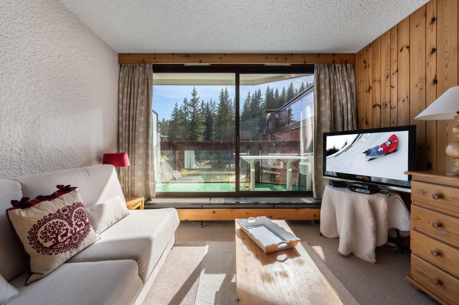 Vakantie in de bergen Appartement 2 kamers 4 personen (101B) - Résidence Domaine du Jardin Alpin - Courchevel - Woonkamer