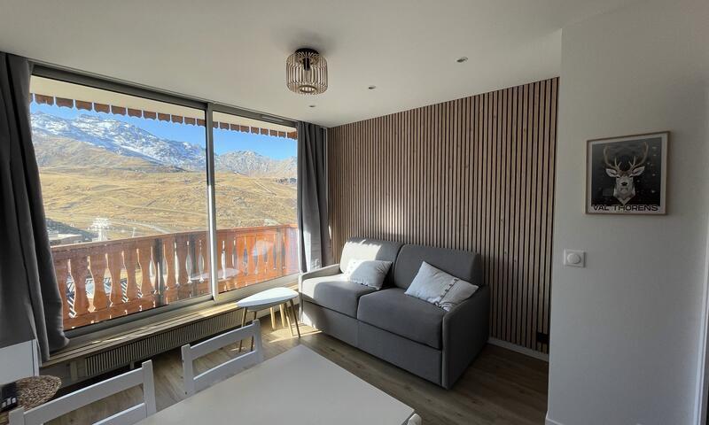 Urlaub in den Bergen Studio für 3 Personen (20m²) - Résidence Dome De Polset - MH - Val Thorens - Wohnzimmer