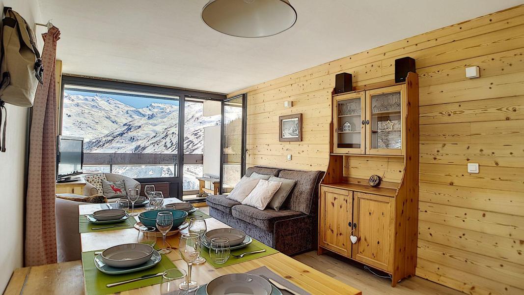 Vakantie in de bergen Appartement 3 kamers 6 personen (1005) - Résidence Dorons - Les Menuires - Woonkamer