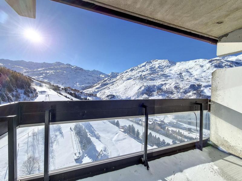 Vacanze in montagna Studio per 2 persone (1302) - Résidence Dorons - Les Menuires - Balcone