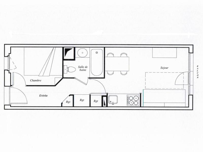 Urlaub in den Bergen Résidence Douchka - Avoriaz - Plan