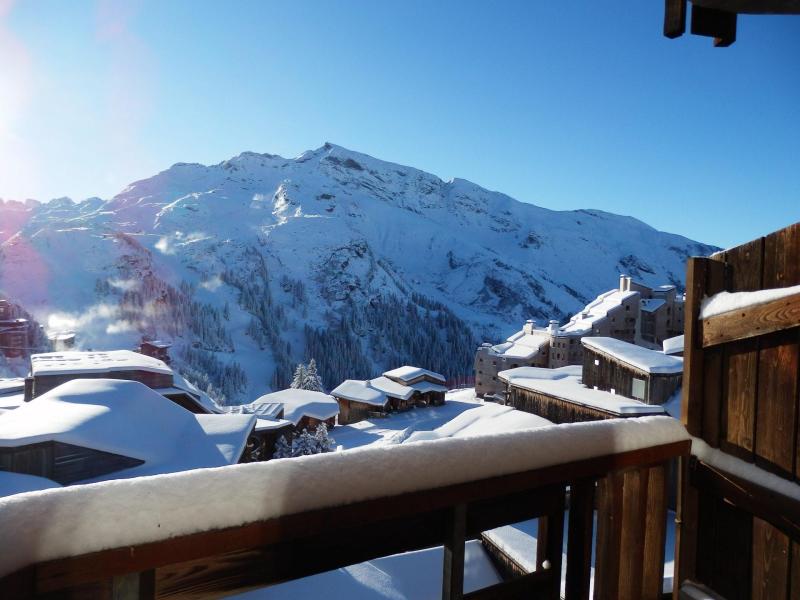 Holiday in mountain resort Studio sleeping corner 4 people (613) - Résidence Douchka - Avoriaz - Balcony