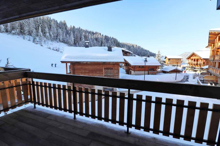 Holiday in mountain resort Studio mezzanine 6 people - Résidence Drakkars - Les Gets - Terrace