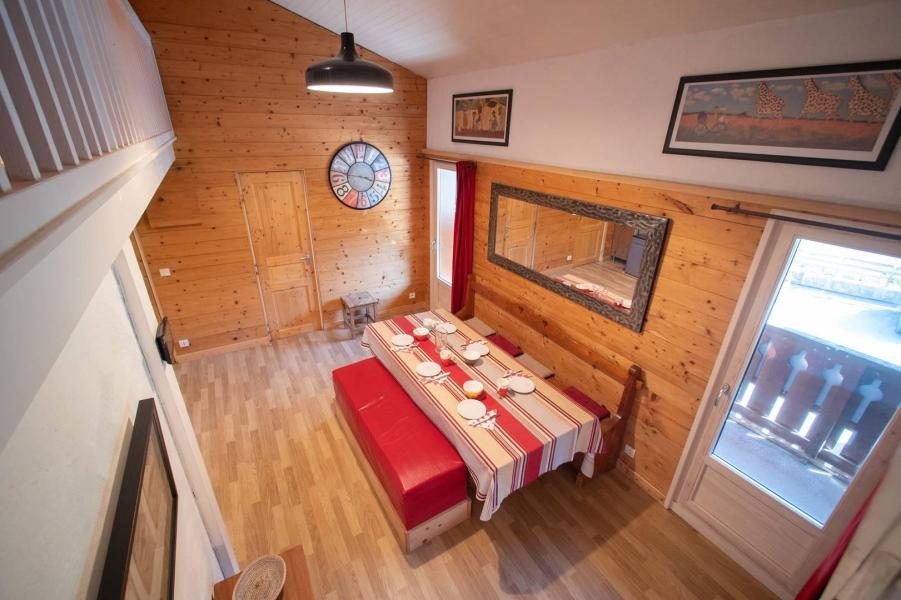 Urlaub in den Bergen 4 Zimmer Maisonettewohnung für 11 Personen (G304) - Résidence du Bourg-Morel - Valmorel - Wohnzimmer