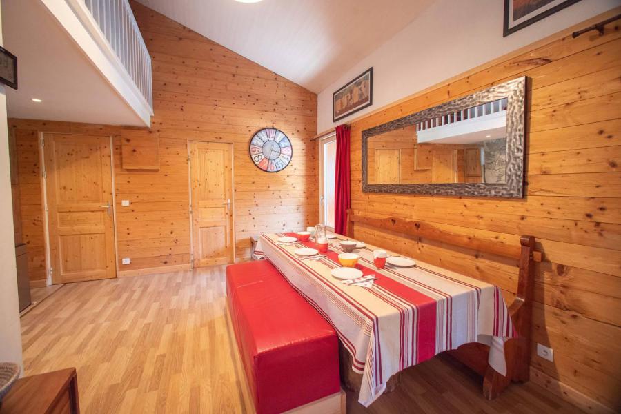 Urlaub in den Bergen 4 Zimmer Maisonettewohnung für 11 Personen (G304) - Résidence du Bourg-Morel - Valmorel - Wohnzimmer