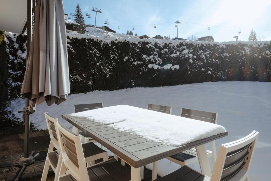 Vakantie in de bergen Appartement 4 kamers bergnis 6 personen (01) - Résidence du Centre D - La Clusaz - Terras