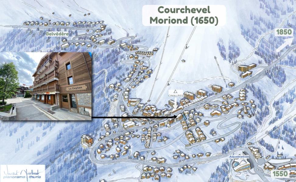 Wakacje w górach Résidence du Ceylan - Courchevel - Plan