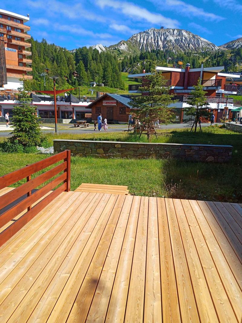 Vacances en montagne Studio 4 personnes (116) - Résidence du Pelvoux - La Plagne - Terrasse