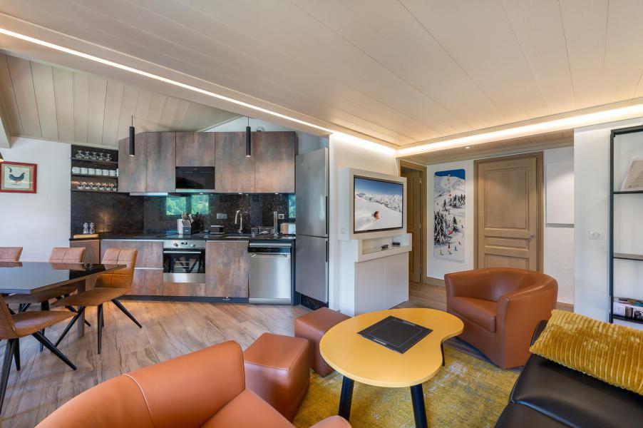 Vacanze in montagna Appartamento 3 stanze con cabina per 6 persone (6) - Résidence du Rocher - Méribel - Soggiorno
