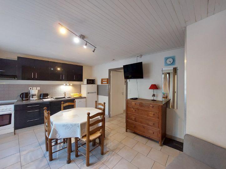 Holiday in mountain resort 2 room apartment 4 people (COUCHANT) - Résidence Eaux Vives - Brides Les Bains - Living room