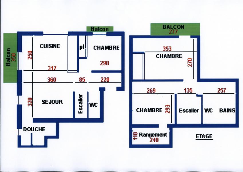 Каникулы в горах Апартаменты дуплекс 4 комнат 8 чел. (4) - Résidence Echo des Montagnes - Châtel