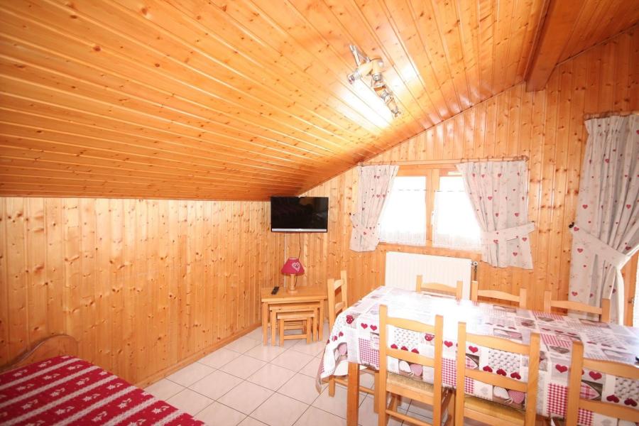 Vakantie in de bergen Appartement 3 kamers mezzanine 7 personen (7) - Résidence Echo des Montagnes - Châtel - Woonkamer