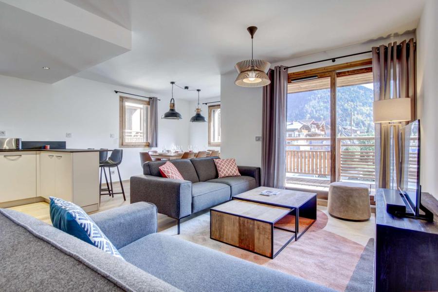 Holiday in mountain resort 4 room apartment 8 people (B101) - Résidence Echo du Pleney - Morzine - Living room