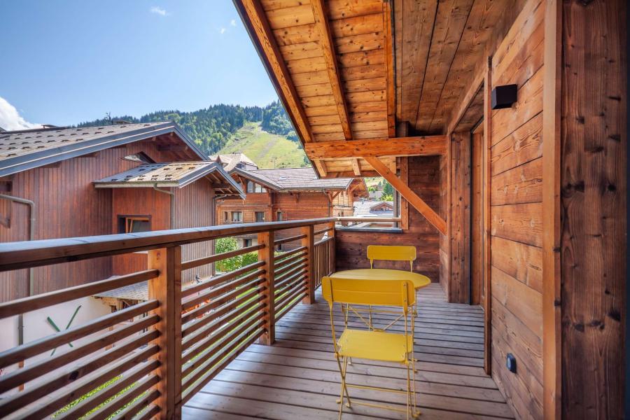 Holiday in mountain resort 4 room apartment cabin 8 people (B202) - Résidence Echo du Pleney - Morzine - Balcony