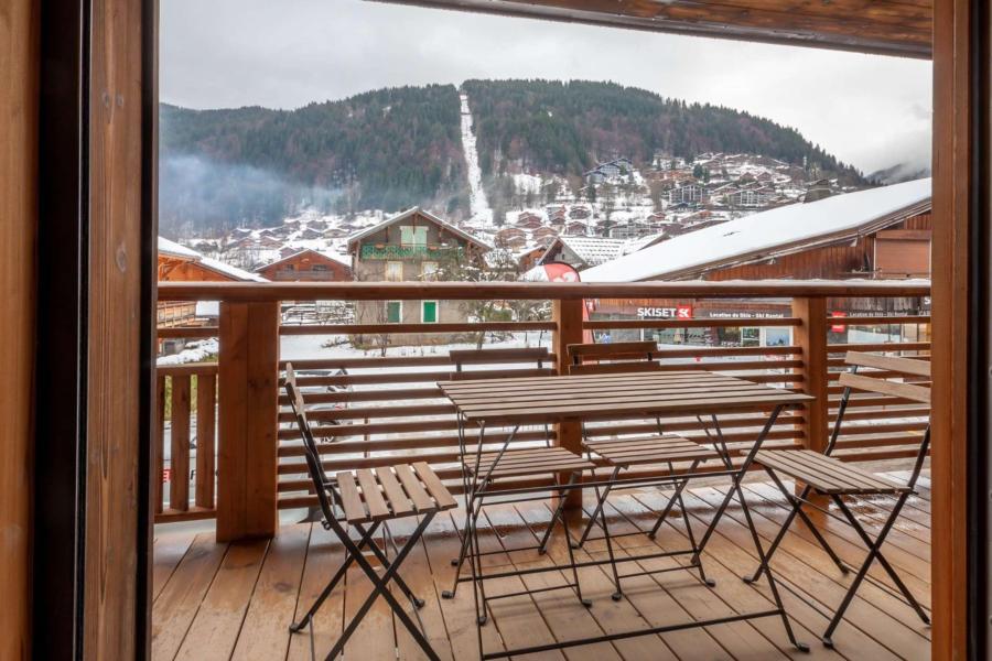 Urlaub in den Bergen 4-Zimmer-Holzhütte für 8 Personen (A107) - Résidence Echo du Pleney - Morzine - Balkon