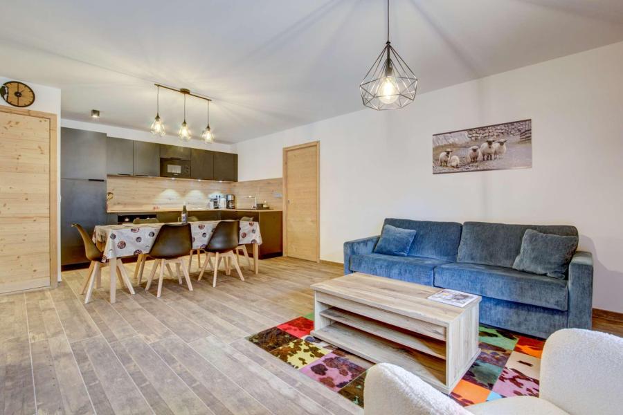 Vakantie in de bergen Appartement 4 kabine kamers 8 personen (A107) - Résidence Echo du Pleney - Morzine - Woonkamer