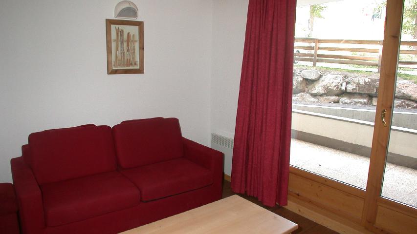 Vacances en montagne Appartement 2 pièces 4 personnes (U002) - Résidence Ecrin des Neiges - Vars - Canapé