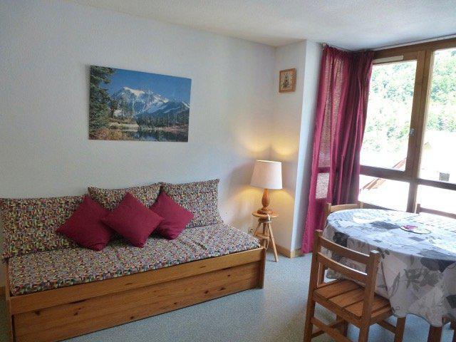 Holiday in mountain resort Studio cabin 4 people (PM72) - Résidence Ecureuils - Barèges/La Mongie - Living room
