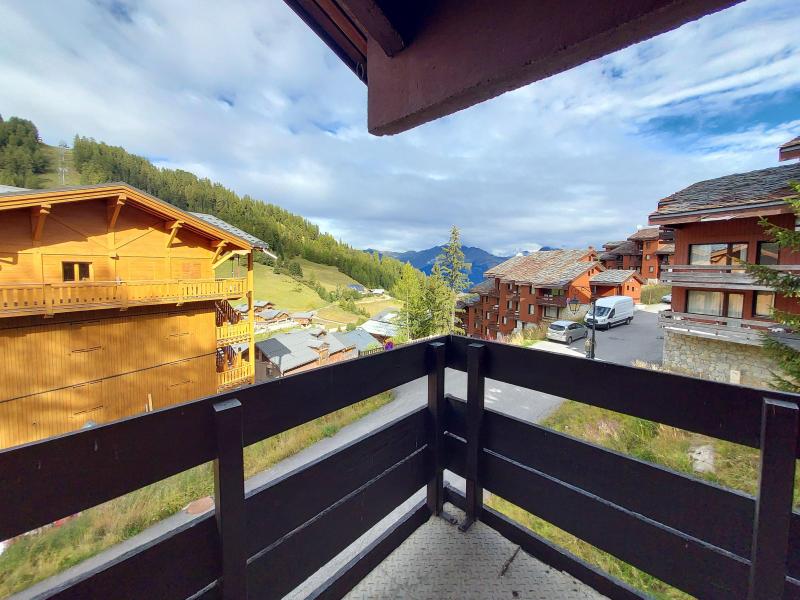 Vakantie in de bergen Studio 4 personen (520) - Résidence Ellebore - La Plagne - Terras