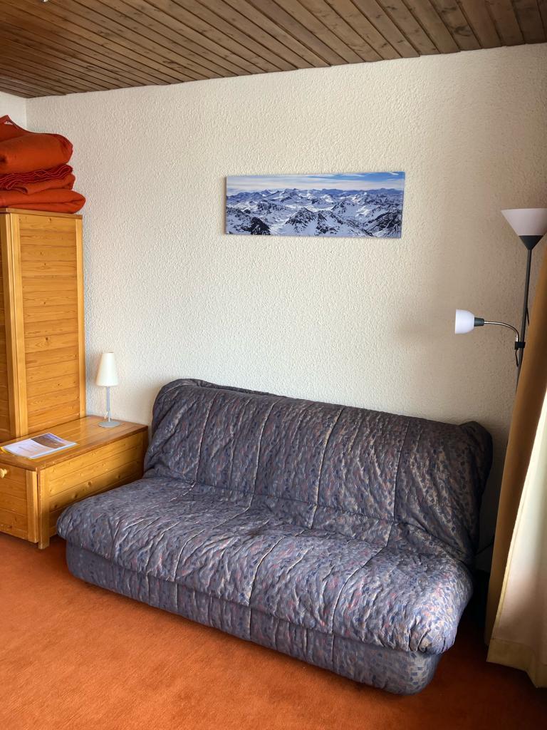 Vakantie in de bergen Studio cabine 4 personen (27) - Résidence Eterlous - Val Thorens - Woonkamer