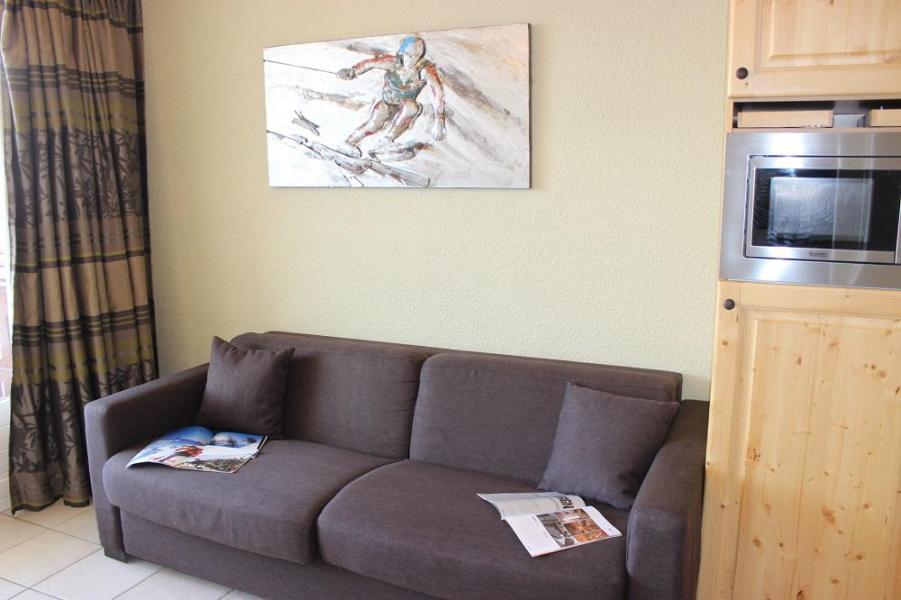 Vakantie in de bergen Studio cabine 4 personen (28) - Résidence Eterlous - Val Thorens - Woonkamer