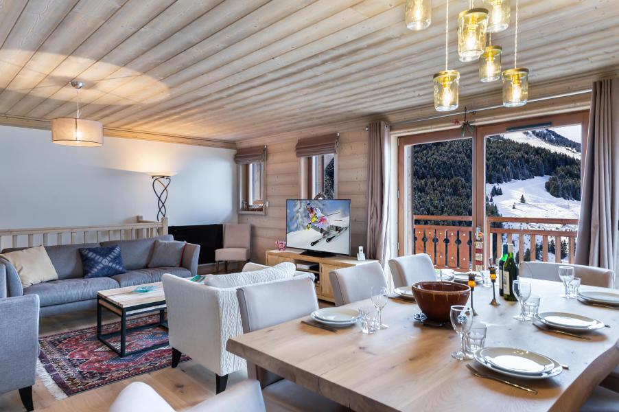 Urlaub in den Bergen 5-Zimmer-Appartment für 8 Personen (302) - Résidence Everest - Courchevel - Wohnzimmer